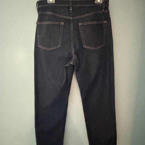 UNIQLO STRAIGHT LEG DARK DENIM JEANS SIZE 29 - Picture 6 of 9